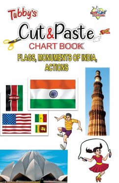 Tubbys Cut & Paste Chart Book Flags, Monuments of India, Actions - Priyanka