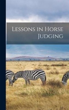 Lessons in Horse Judging - Anonymous