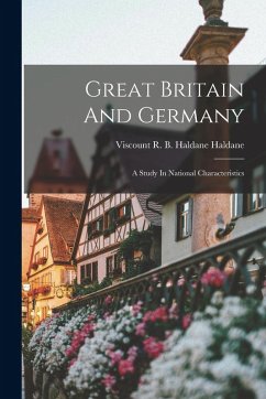 Cover Great Britain And Germany; A Study In National Characteristics