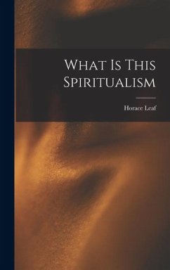 Cover What is This Spiritualism