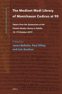 The Medinet Madi Library of Manichaean Codices at 90: Papers from the Symposium at the Chester Beatty Library in Dublin, 18-19 October 2019