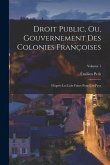 Droit Public, Ou, Gouvernement Des Colonies Françoises: D'après Les Loix Faites Pour Ces Pays; Volume 1
