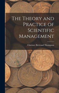 Cover The Theory and Practice of Scientific Management