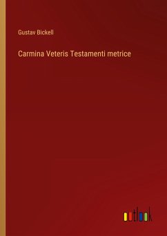 Carmina Veteris Testamenti metrice
