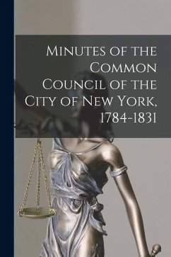 Cover Minutes of the Common Council of the City of New York, 1784-1831