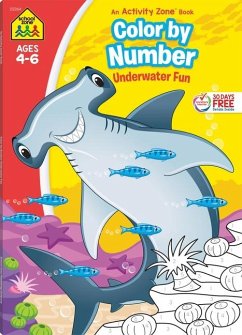 School Zone Color by Number Underwater Fun Workbook - Zone, School