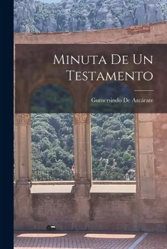 Cover Minuta De Un Testamento