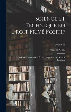 Cover Science et technique en droit privé positif