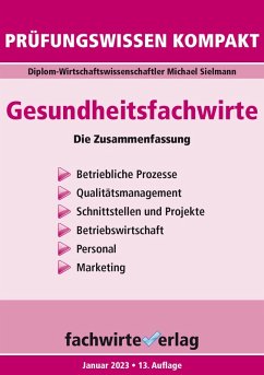Cover Sielmann, M: Gesundheitsfachwirte: Prüfungswissen kompakt