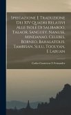 Spiegazione E Traduzione Dei XIV Quadri Relativi Alle Isole Di Salibaboo, Talaor, Sanguey, Nanuse, Mindanao, Celebes, Borneo, Bahalatolis, Tambisan, S