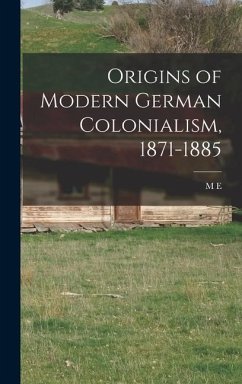 Cover Origins of Modern German Colonialism, 1871-1885