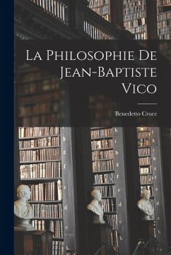 Cover La philosophie de Jean-Baptiste Vico