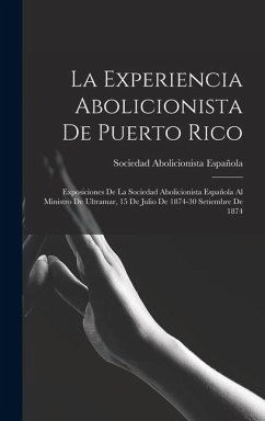 Cover La Experiencia Abolicionista De Puerto Rico
