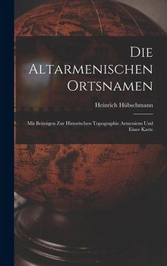 Cover Die Altarmenischen Ortsnamen