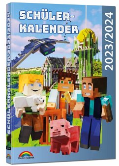 Schülerkalender 2023/2024 mit Minecraft inklusive Tipps, Tricks & Crafting-Rezepten - Haberkamp, David