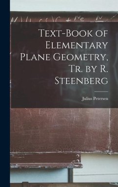 Cover Text-Book of Elementary Plane Geometry, Tr. by R. Steenberg