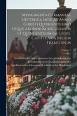 Monumenta Germaniae historica inde ab anno Christi quingentesimo usque ad annum millesimum et quingentesimum. Leges. Capitularia Regum Francorum; Volu