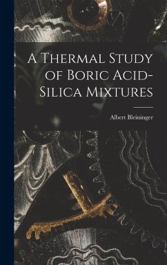 Cover A Thermal Study of Boric Acid-Silica Mixtures