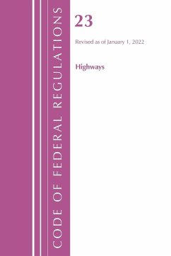 Cover Code of Federal Regulations, Title 23 Highways, 2022