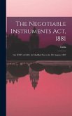 The Negotiable Instruments Act, 1881