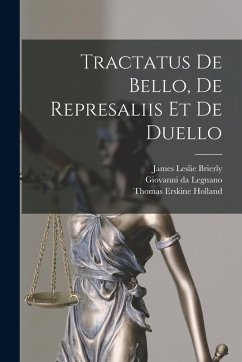 Cover Tractatus de Bello, de Represaliis et de Duello