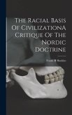 The Racial Basis Of CivilizationA Critique Of The Nordic Doctrine