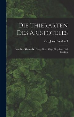 Die Thierarten des Aristoteles Cover Die Thierarten des Aristoteles