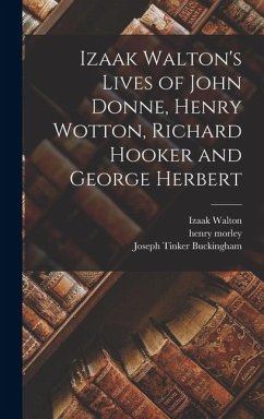 Cover Izaak Walton's Lives of John Donne, Henry Wotton, Richard Hooker and George Herbert