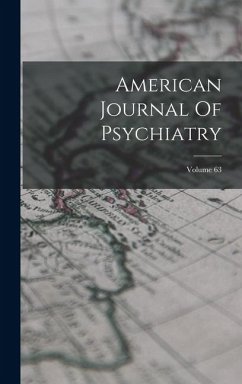 Cover American Journal Of Psychiatry; Volume 63