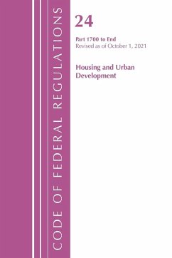 Cover Code of Federal Regulations, Title 24 Housing and Urban Development 1700 - END, 2022