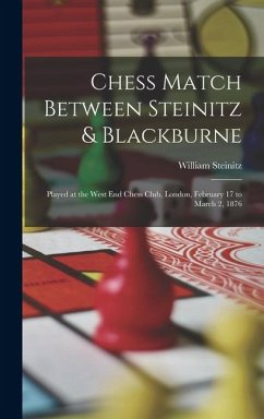 Cover Chess Match Between Steinitz & Blackburne