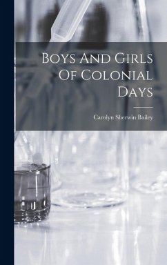 Cover Boys And Girls Of Colonial Days