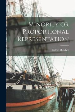 Cover Minority or Proportional Representation