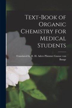 Cover Text-Book of Organic Chemistry for Medical Students
