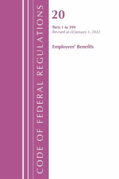 Cover Code of Federal Regulations, Title 20 Employee Benefits 1-399, 2022