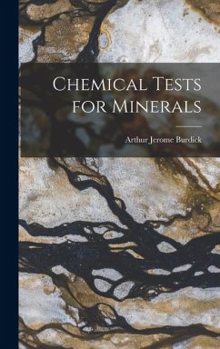 Cover Chemical Tests for Minerals