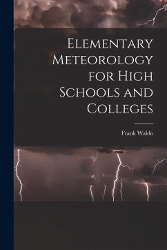 Cover Elementary Meteorology for High Schools and Colleges