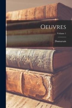 Oeuvres; Volume 1 - Dumarsais