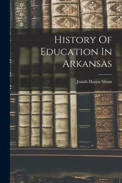 Cover History Of Education In Arkansas