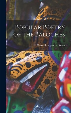 Cover Popular Poetry of the Baloches