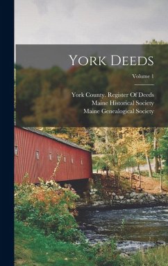 Cover York Deeds; Volume 1