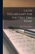 Latin Vocabulary for the First Two Years - Bild 1