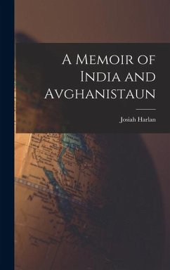 Cover A Memoir of India and Avghanistaun