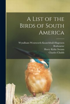 Cover A List of the Birds of South America