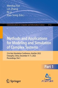 Methods and Applications for Modeling and Simulation of Complex Systems (eBook, PDF)