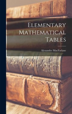 Cover Elementary Mathematical Tables