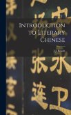 Introduction to Literary Chinese Introduction to Literary Chinese
