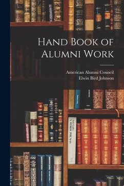 Cover Hand Book of Alumni Work