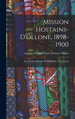 Cover Mission Hostains-d'ollone, 1898-1900