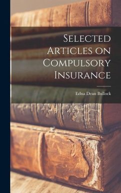 Cover Selected Articles on Compulsory Insurance